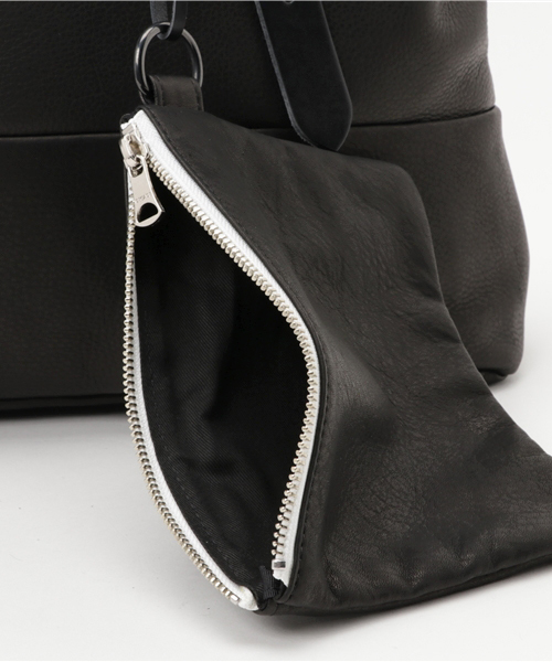 DECADE (ディケイド)eco tannin cow leatherボストンバック・ブラック EFFECTEN(エフェクテン)予約販売6月中旬～下旬入荷 Leather Tote