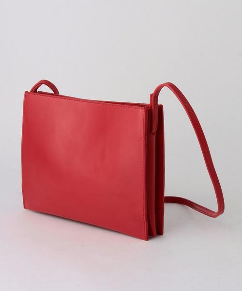 Another Edition（アナザーエディション）の「YAHKIスクエアショルダーバッグ/YAHKI SQ SHLD（ショルダーバッグ・レディース・ブラック/レッド・FREE）」の3枚目の写真