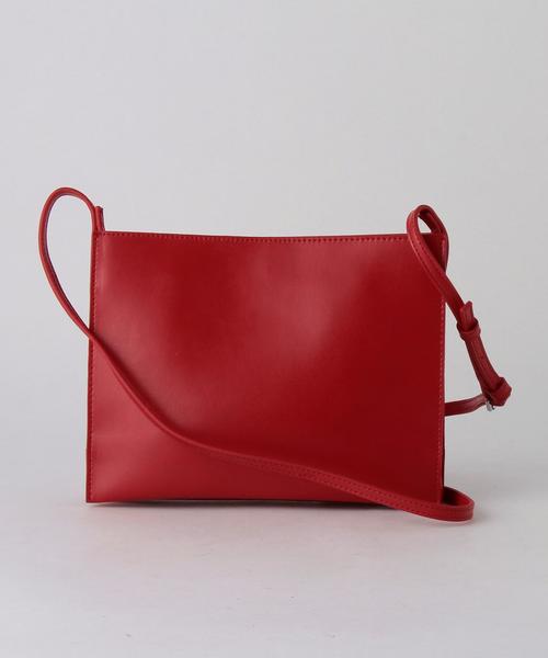 Another Edition（アナザーエディション）の「YAHKIスクエアショルダーバッグ/YAHKI SQ SHLD（ショルダーバッグ・レディース・ブラック/レッド・FREE）」の4枚目の写真