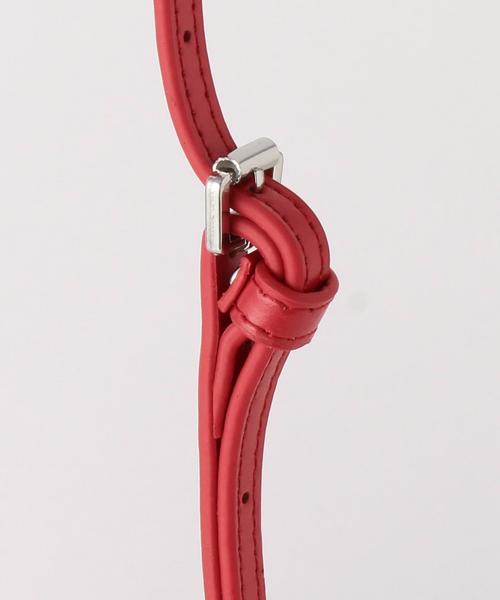 Another Edition（アナザーエディション）の「YAHKIスクエアショルダーバッグ/YAHKI SQ SHLD（ショルダーバッグ・レディース・ブラック/レッド・FREE）」の7枚目の写真