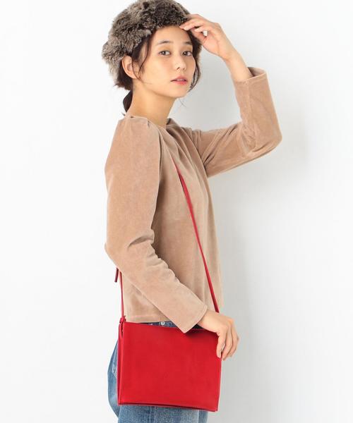 Another Edition（アナザーエディション）の「YAHKIスクエアショルダーバッグ/YAHKI SQ SHLD（ショルダーバッグ・レディース・ブラック/レッド・FREE）」の11枚目の写真