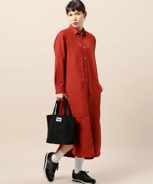 Beauty Youth United Arrows ビューティアンドユースユナイテッドアローズ の By コットンネルロングシャツワンピース シャツ ワンピース Wear