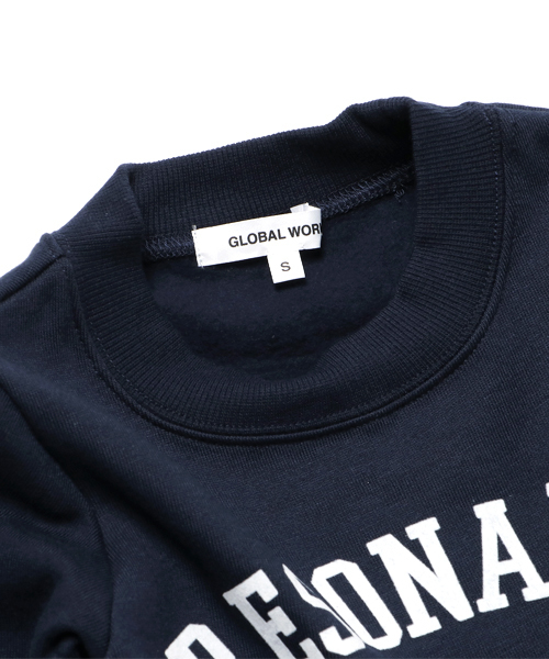 GLOBAL WORK（グローバルワーク）の「【キッズ】チェックスカートドッキングワンピース/736180（ワンピース・キッズ・ネイビー/オフホワイト・LARGE/X-LARGE/SMALL/MEDIUM）」の4枚目の写真