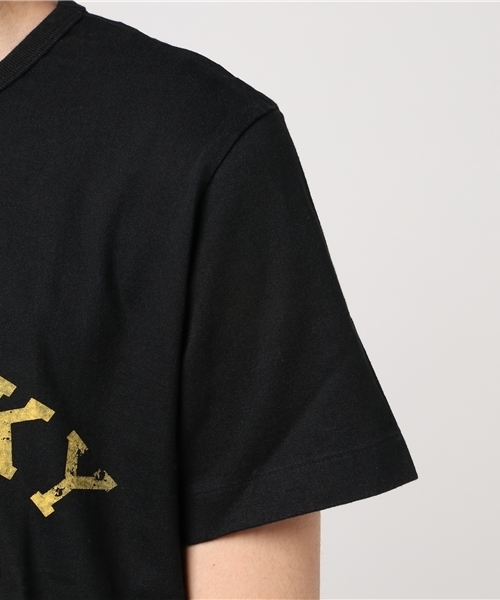 Denime(ドゥニーム)の「【MadeInJapan】BASIC CUTSEW/ベーシックカットソーKENTUCKYプリントクルーネックTシャツ(Tシャツ/カットソー・メンズ・ブラック/ホワイト/ライトブラウン・SMALL/LARGE/MEDIUM)」の7枚目の写真