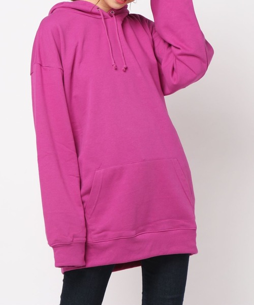 MANGROVE（マングローブ）の「スタンダードカジュアルスウェットパーカー（パーカー・レディース・ダークネイビー/パープル/ネイビー/アイボリー/ブラック/インディゴブルー/グリーン/オフホワイト/ワイン/ピンク/ライトブルー/グレー/マスタード/ホワイト/ベージュ/ライトグレー/チャコールグレー・LARGE/MEDIUM/SMALL）」の16枚目の写真