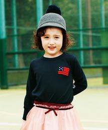 Champion | 【キッズ】別注 Champion(チャンピオン) アップリケTシャツ ロングスリーブ(Tシャツ/カットソー)