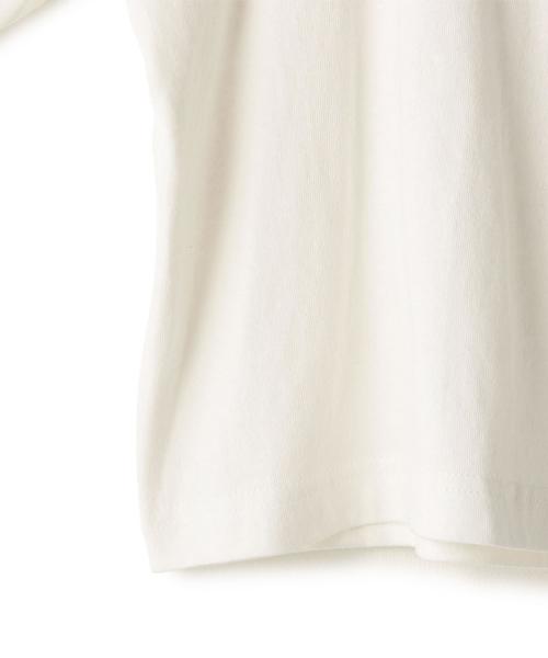 Champion（チャンピオン）の「■■■【キッズ】別注 Champion(チャンピオン) アップリケTシャツ ロングスリーブ ◆（Tシャツ/カットソー・キッズ・ホワイト/ブラック・120cm/100cm/130cm/110cm）」の15枚目の写真