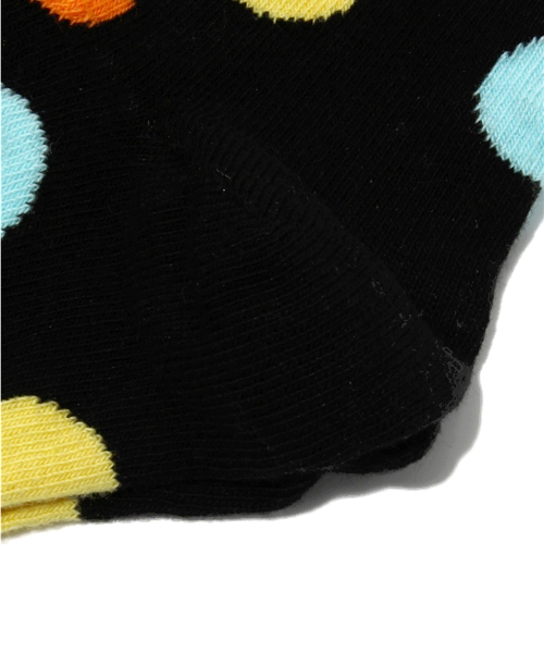 MIDWEST（ミッドウエスト）の「HAPPY SOCKS ドット（ソックス/靴下・メンズ・ホワイト/ブラック/その他/オレンジ・FREE）」の5枚目の写真