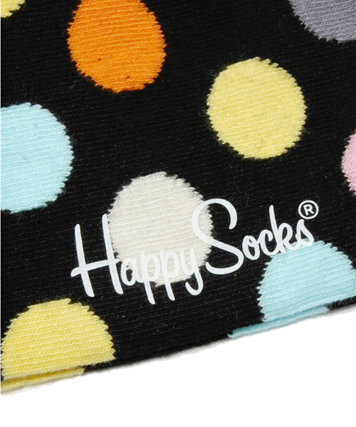 MIDWEST（ミッドウエスト）の「HAPPY SOCKS ドット（ソックス/靴下・メンズ・ホワイト/ブラック/その他/オレンジ・FREE）」の8枚目の写真