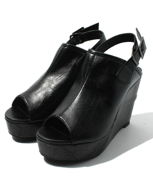 goocy（グースィー）の「BACKSTRAPBOOTIESABOT（その他シューズ・レディース・ブラック/レオパード/ブラック系その他/シルバー/ブラック×ブラック・36inch/37inch/38inch）」の3枚目の写真