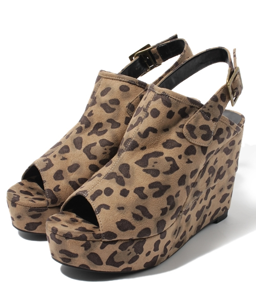 goocy（グースィー）の「BACKSTRAPBOOTIESABOT（その他シューズ・レディース・ブラック/レオパード/ブラック系その他/シルバー/ブラック×ブラック・36inch/37inch/38inch）」の5枚目の写真