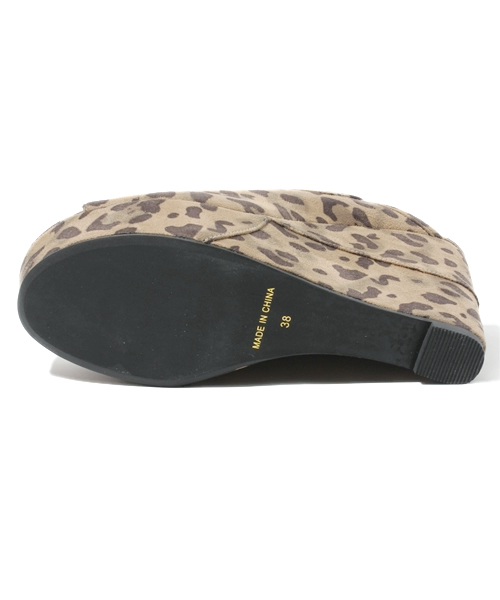 goocy（グースィー）の「BACKSTRAPBOOTIESABOT（その他シューズ・レディース・ブラック/レオパード/ブラック系その他/シルバー/ブラック×ブラック・36inch/37inch/38inch）」の6枚目の写真