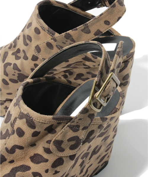 goocy（グースィー）の「BACKSTRAPBOOTIESABOT（その他シューズ・レディース・ブラック/レオパード/ブラック系その他/シルバー/ブラック×ブラック・36inch/37inch/38inch）」の8枚目の写真