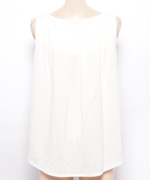 Re:EDIT（リエディ）の「薄手ポンチバックロングノースリーブトップス（タンクトップ・レディース・ブルーグリーン/ブラック/レッド/グリーン/ネイビー/パープル/ブラウン/イエロー/カーキ/オレンジ/ホワイト/グレー・LARGE/MEDIUM）」の14枚目の写真