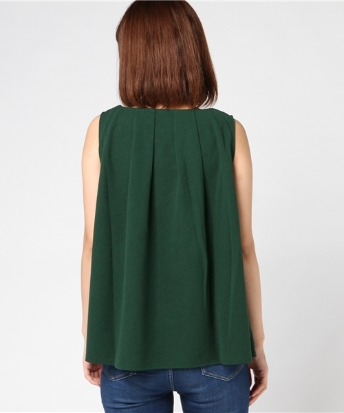 Re:EDIT（リエディ）の「薄手ポンチバックロングノースリーブトップス（タンクトップ・レディース・ブルーグリーン/ブラック/レッド/グリーン/ネイビー/パープル/ブラウン/イエロー/カーキ/オレンジ/ホワイト/グレー・LARGE/MEDIUM）」の15枚目の写真