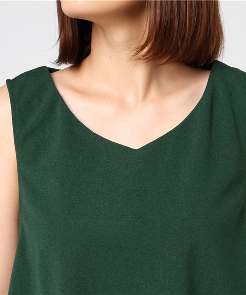 Re:EDIT（リエディ）の「薄手ポンチバックロングノースリーブトップス（タンクトップ・レディース・ブルーグリーン/ブラック/レッド/グリーン/ネイビー/パープル/ブラウン/イエロー/カーキ/オレンジ/ホワイト/グレー・LARGE/MEDIUM）」の16枚目の写真