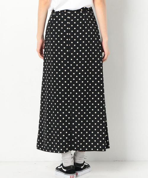 Another Edition（アナザーエディション）の「DOT柄ロングSKⅡ（スカート・レディース・オフホワイト/ブラック・FREE）」の3枚目の写真