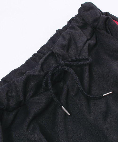 MONO-MART(モノマート)の「サイドラインスナップ ワイドパンツ/トラックパンツ(その他パンツ・メンズ・ブラック×イエロー/ブラック×レッド/ブラック×ホワイト・FREE)」の5枚目の写真