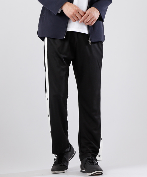 MONO-MART(モノマート)の「サイドラインスナップ ワイドパンツ/トラックパンツ(その他パンツ・メンズ・ブラック×イエロー/ブラック×レッド/ブラック×ホワイト・FREE)」の13枚目の写真