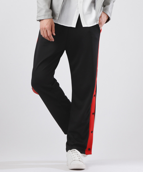 MONO-MART(モノマート)の「サイドラインスナップ ワイドパンツ/トラックパンツ(その他パンツ・メンズ・ブラック×イエロー/ブラック×レッド/ブラック×ホワイト・FREE)」の16枚目の写真