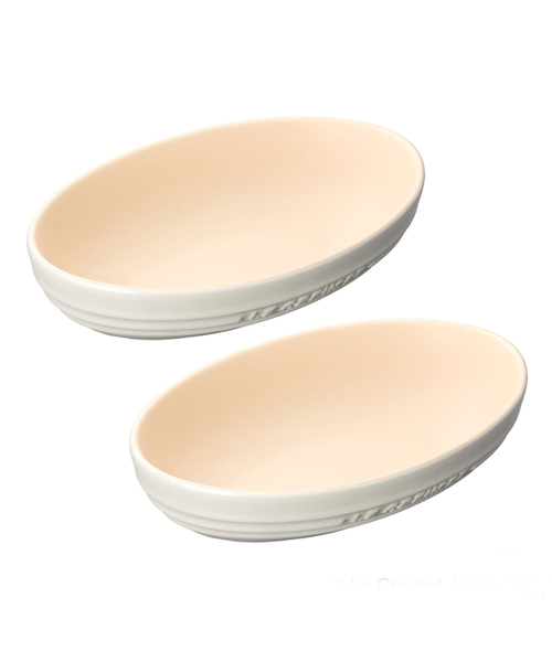 Le Creuset（ルクルーゼ）の「オーバル・ボール 23ｃｍ（2個入り）（食器・レディース・ホワイト系その他/ブルー系その他・23cm）」の2枚目の写真