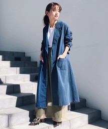 Ameri（アメリ）の「SPRING DENIM OVER COAT（その他アウター）」 - WEAR
