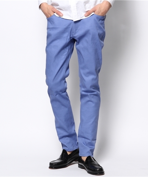 WHO'S WHO gallery（フーズフーギャラリー）の「カツラギスキニーパンツ（その他パンツ・メンズ・ピンク/サックスブルー/ベージュ/カーキ/チャコールグレー/ネイビー/ブラック・SMALL/MEDIUM/LARGE）」の7枚目の写真