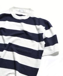 SHIPS JET BLUE: リネン×ソロテックス テンジク ニットTee