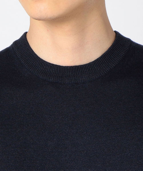 SHIPS JET BLUE（シップスジェットブルー）の「SHIPS JET BLUE: リネン×ソロテックス テンジク ニットTee（Tシャツ/カットソー・メンズ・ホワイト/グレー/オリーブ/ネイビー/ロイヤルブルー・SMALL/LARGE/X-SMALL/MEDIUM）」の9枚目の写真