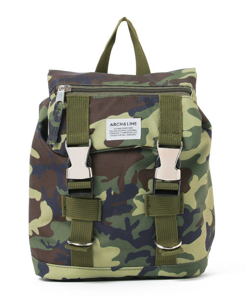 こども ビームス（コドモビームス）の「ARCH&LINE / UTILITY コーデュラ キッズ ミニ リュックサック 18（バックパック/リュック・キッズ・ブラック/ベージュ/ネイビー/グレー/レッド/オリーブ・ONE SIZE）」の5枚目の写真