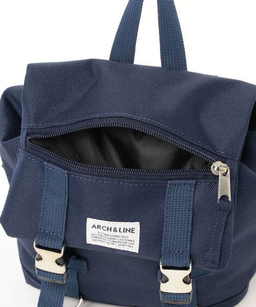 こども ビームス（コドモビームス）の「ARCH&LINE / UTILITY コーデュラ キッズ ミニ リュックサック 18（バックパック/リュック・キッズ・ブラック/ベージュ/ネイビー/グレー/レッド/オリーブ・ONE SIZE）」の17枚目の写真