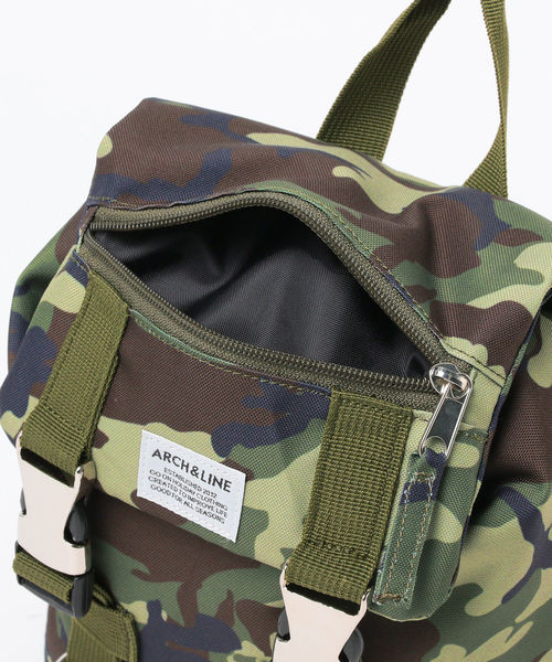 こども ビームス（コドモビームス）の「ARCH&LINE / UTILITY コーデュラ キッズ ミニ リュックサック 18（バックパック/リュック・キッズ・ブラック/ベージュ/ネイビー/グレー/レッド/オリーブ・ONE SIZE）」の11枚目の写真