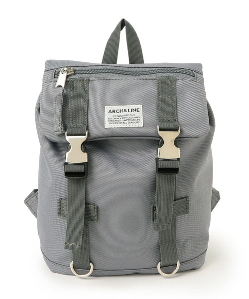 こども ビームス（コドモビームス）の「ARCH&LINE / UTILITY コーデュラ キッズ ミニ リュックサック 18（バックパック/リュック・キッズ・ブラック/ベージュ/ネイビー/グレー/レッド/オリーブ・ONE SIZE）」の3枚目の写真