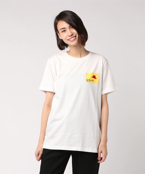 ALEXA CHUNG�i�A���N�T�`�����j�́uALEXA CHUNG/�A���N�T�E�`����/A CHUNG HAT BOXY TEE�iT�V���c/�J�b�g�\�[�j�v�b�A�C�{���[