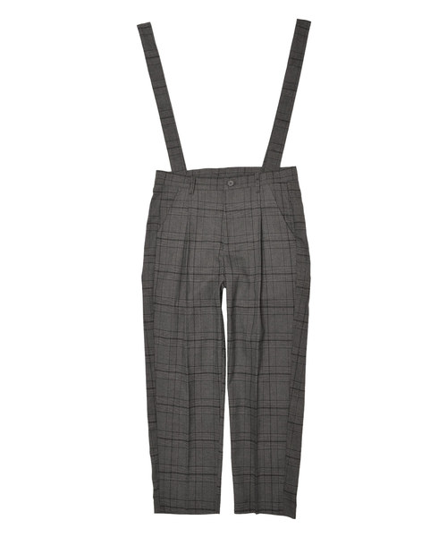 MinoriTY（マイノリティ）の「メンズワイドテーパードアンクルパンツ（サスペンダー付き）（スラックス・メンズ・ブラック/ネイビー/グレー/ブラック系その他/グレー系その他/ブラウン系その他・M/L）」の16枚目の写真