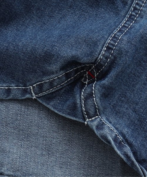 BREEZE（ブリーズ）の「デニムシャツワンピース（シャツワンピース・キッズ・ネイビー/ブルー・100/110/120/80/130/140/90）」の11枚目の写真