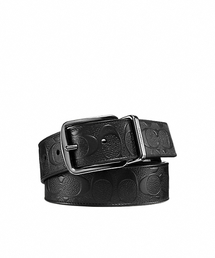 COACH | 【コーチ】ワイド ハーネス カット トゥ サイズ リバーシブル シグネチャー クロスグレイン ベルト(ベルト)