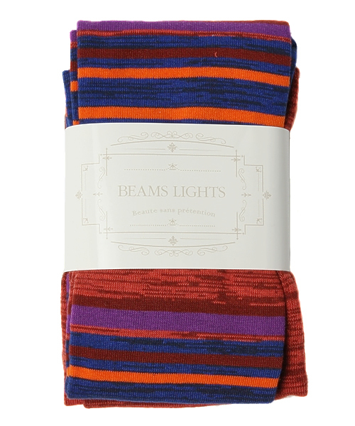 BEAMS LIGHTS Women's（ビームスライツ ウィメンズ）の「□BEAMS LIGHTS / ネパタイツ（タイツ/ストッキング・レディース・レッド/ブルー・ONE SIZE）」の2枚目の写真