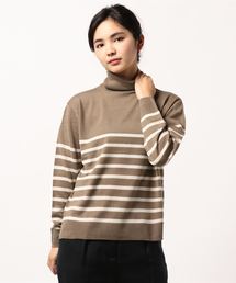 AMERICAN HOLIC | ・タートルニット裾スリットプルオーバー(ニット/セーター)