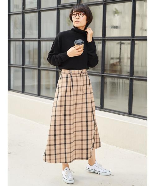 AMERICAN HOLIC(アメリカンホリック)の「・タートルニット裾スリットプルオーバー(ニット/セーター・レディース・チャコールグレー/ブラック/パープル/キャメル/その他7/ブルーグリーン/ホワイト系その他4/ベージュ系その他2・M/L)」の22枚目の写真