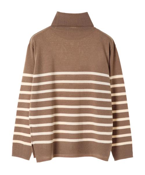 AMERICAN HOLIC(アメリカンホリック)の「・タートルニット裾スリットプルオーバー(ニット/セーター・レディース・チャコールグレー/ブラック/パープル/キャメル/その他7/ブルーグリーン/ホワイト系その他4/ベージュ系その他2・M/L)」の15枚目の写真