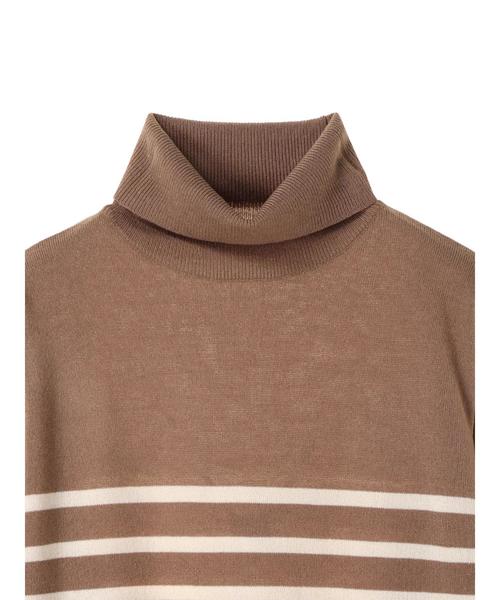 AMERICAN HOLIC(アメリカンホリック)の「・タートルニット裾スリットプルオーバー(ニット/セーター・レディース・チャコールグレー/ブラック/パープル/キャメル/その他7/ブルーグリーン/ホワイト系その他4/ベージュ系その他2・M/L)」の14枚目の写真