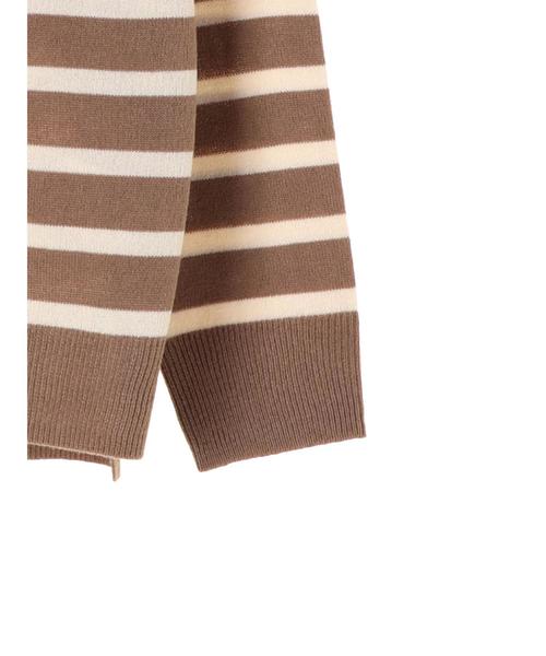 AMERICAN HOLIC(アメリカンホリック)の「・タートルニット裾スリットプルオーバー(ニット/セーター・レディース・チャコールグレー/ブラック/パープル/キャメル/その他7/ブルーグリーン/ホワイト系その他4/ベージュ系その他2・M/L)」の13枚目の写真