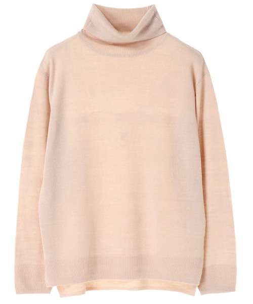 AMERICAN HOLIC(アメリカンホリック)の「・タートルニット裾スリットプルオーバー(ニット/セーター・レディース・チャコールグレー/ブラック/パープル/キャメル/その他7/ブルーグリーン/ホワイト系その他4/ベージュ系その他2・M/L)」の5枚目の写真