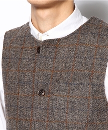 ハリスツイード  ビームス　ベスト BEAMS PLUS（ビームス プラス）Waistcoat Harris Tweed