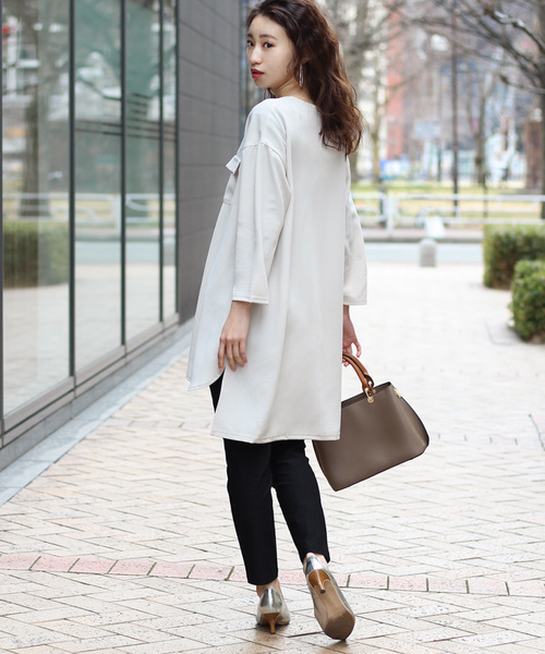 Bou Jeloud（ブージュルード）の「上品な生地感◇気流染めチュニック