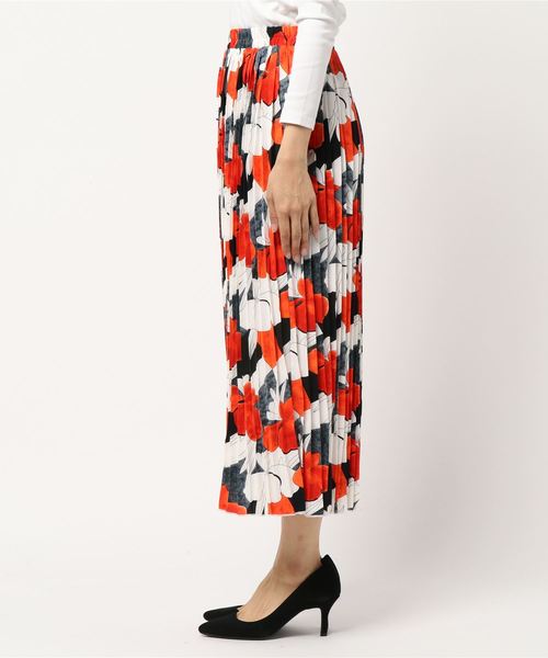 fifth（フィフス）の「プリーツフラワーロングスカート（スカート・レディース・レッド/イエロー/グリーン・MEDIUM）」の5枚目の写真