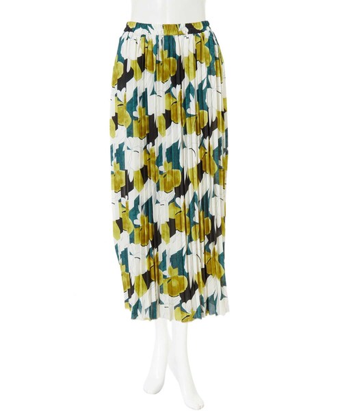 fifth（フィフス）の「プリーツフラワーロングスカート（スカート・レディース・レッド/イエロー/グリーン・MEDIUM）」の8枚目の写真