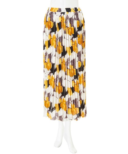 fifth（フィフス）の「プリーツフラワーロングスカート（スカート・レディース・レッド/イエロー/グリーン・MEDIUM）」の10枚目の写真