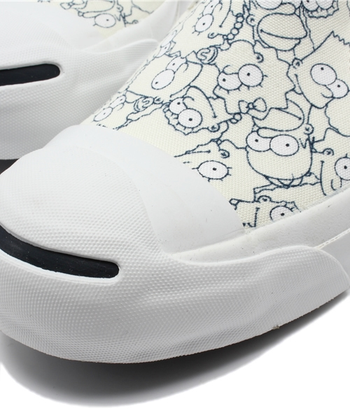 CONVERSE(コンバース)の「JACK PURCELL THE SIMPSONS SLIP-ON/ジャックパーセル シンプソンズ スリップオン(スニーカー・メンズ・ホワイト・6/7.5/7/8/8.5/9.5/6.5/10.5/9/4/3.5/5.5/5/4.5)」の5枚目の写真